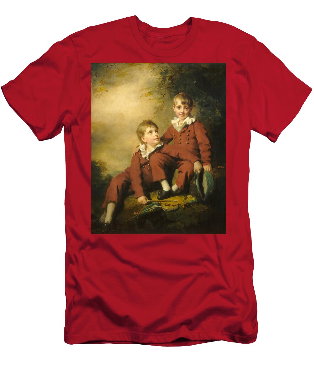 Henry Raeburn T-Shirt featuring the painting The Binning Children by Henry Raeburn