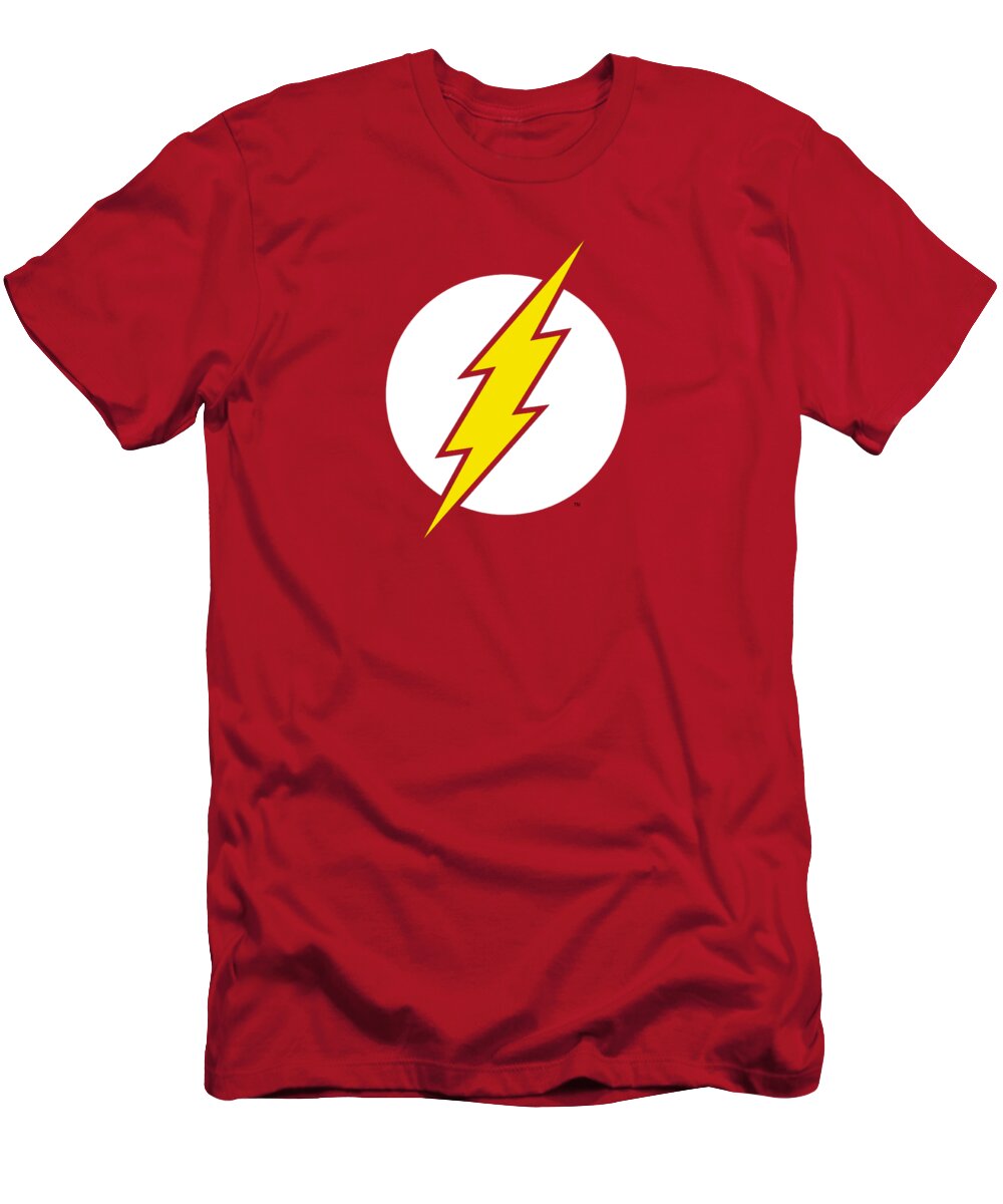 Let Them Fly T-Shirt featuring the digital art The Flash Dc Flash Logo by Crystal Smart