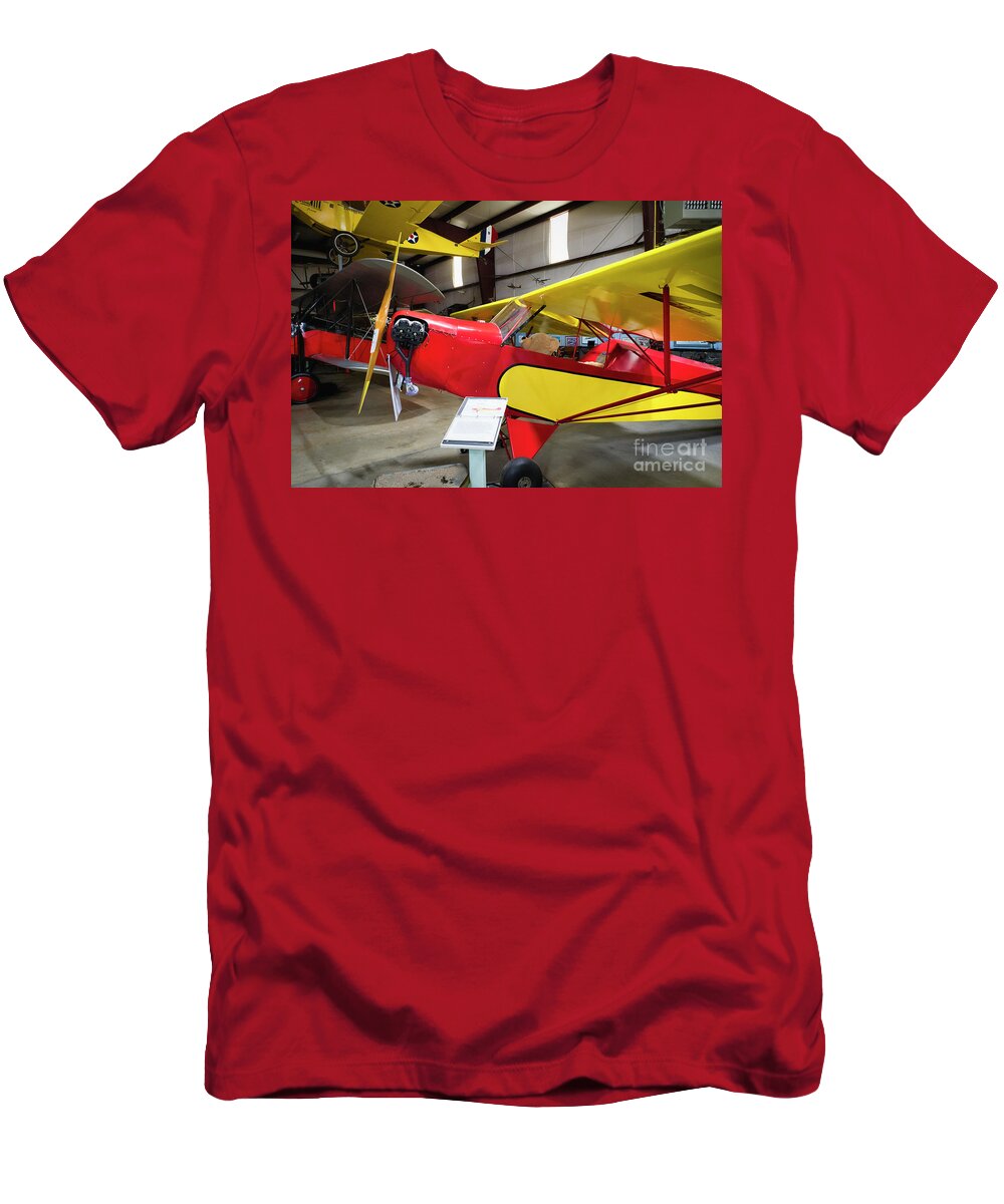 Hendersonville Airport T-Shirt featuring the photograph The Taylor Cub by Amy Dundon