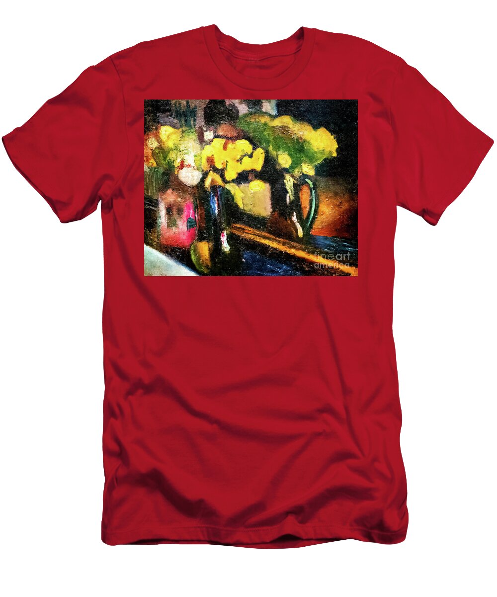 Bomemisza T-Shirt featuring the painting The Yellow Flowers by Henri Matisse 1902 by Henri Matisse