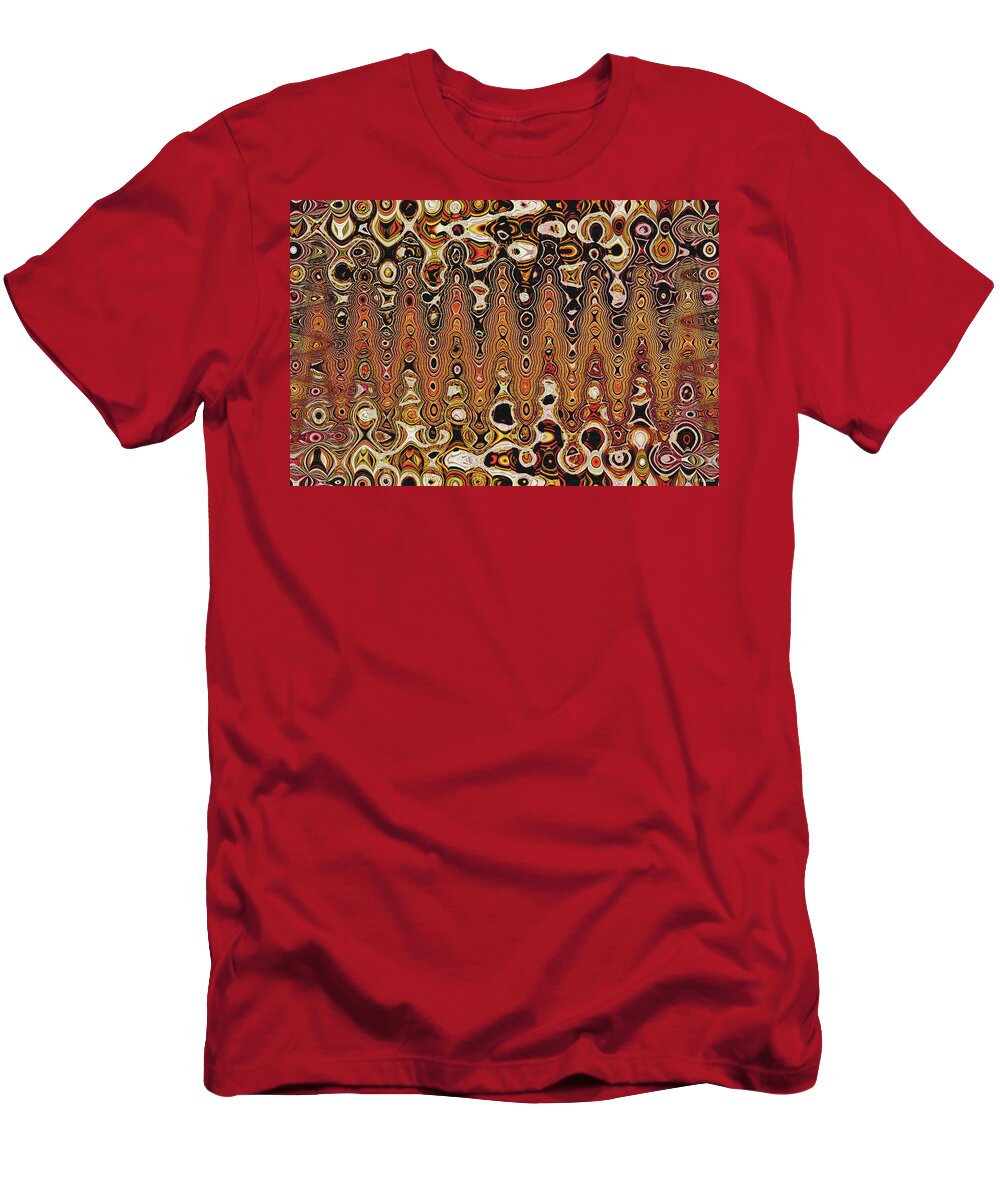 Tom Stanley Janca T-Shirt featuring the digital art Tom Stanley Janca Abstract Design #5766p6abt by Tom Janca