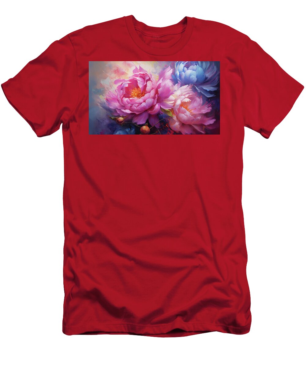 Tranquil Delight T-Shirt featuring the painting Tranquil Delight by Greg Collins