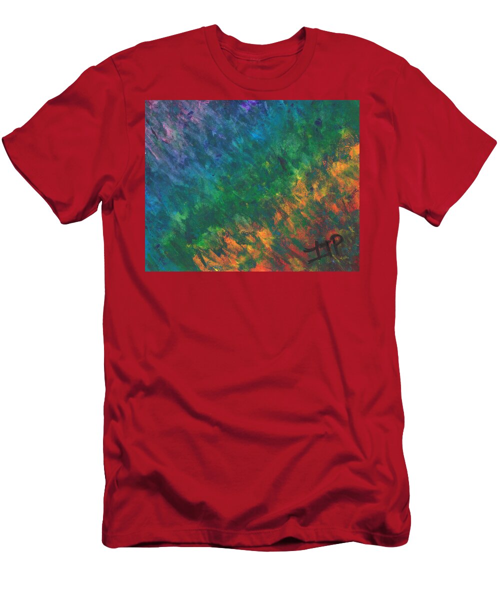 Spirituality T-Shirt featuring the painting Transmutation of Energy by Esoteric Gardens KN
