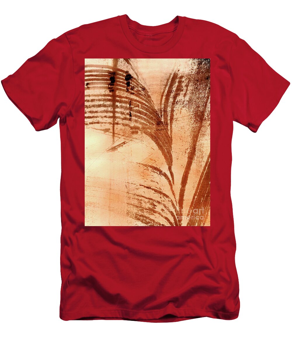 Abstract T-Shirt featuring the mixed media Tropical Shadows by Sharon Williams Eng