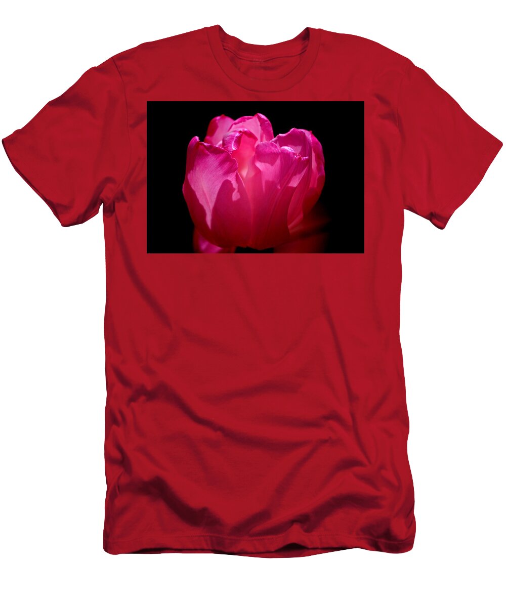 Whispers Of The Heart! T-Shirt featuring the photograph Tulip beauty by Bess Carter
