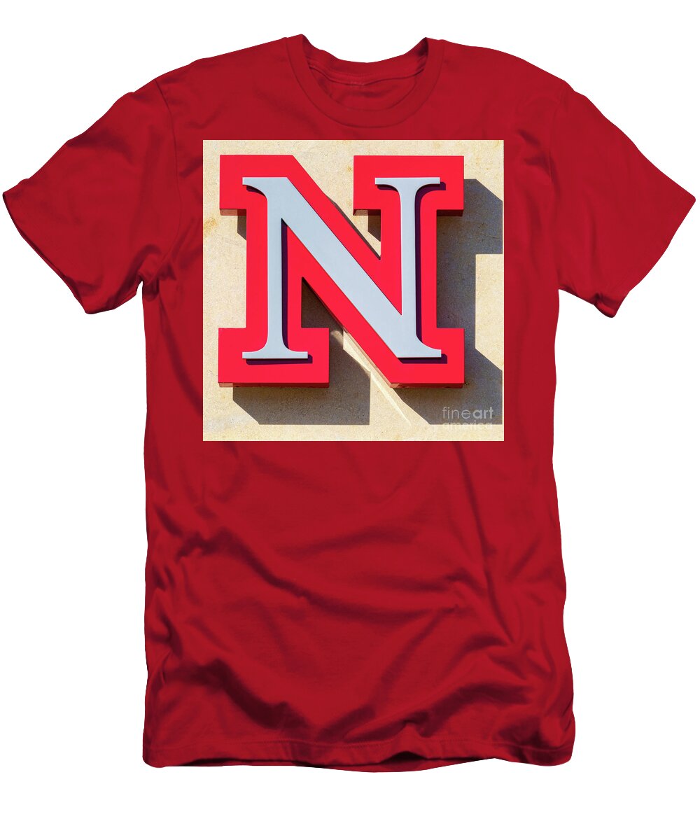 Academic T-Shirt featuring the photograph UNL by Jerry Fornarotto