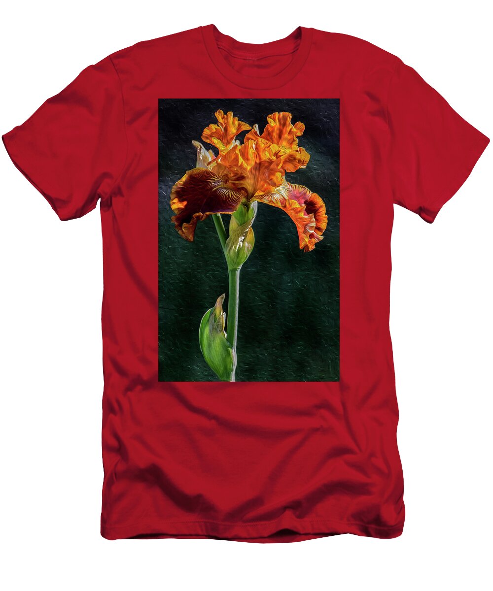 Flower T-Shirt featuring the digital art Untitled_anc by Paul Vitko