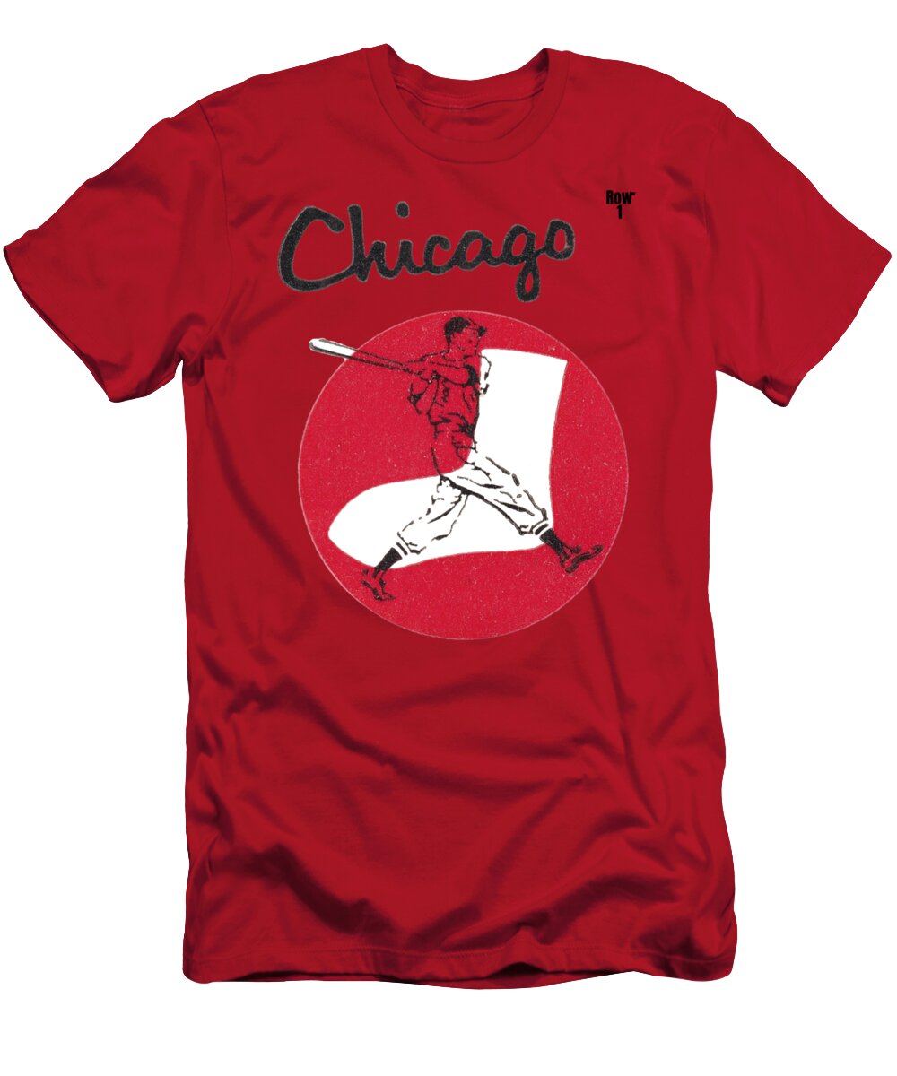 1976 Chicago White Sox Art T-Shirt by Row One Brand - Pixels