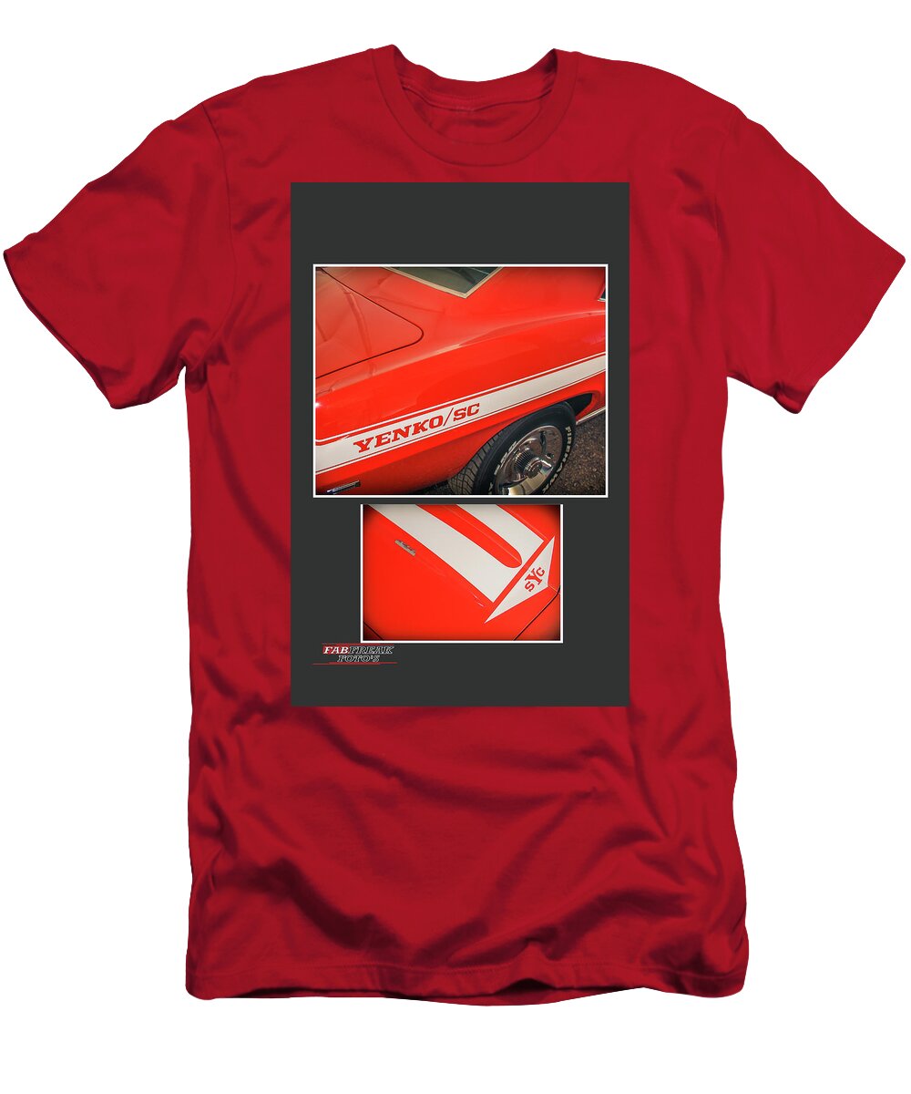 Chevy T-Shirt featuring the photograph Yenko Camaro Collage by Darrell Foster