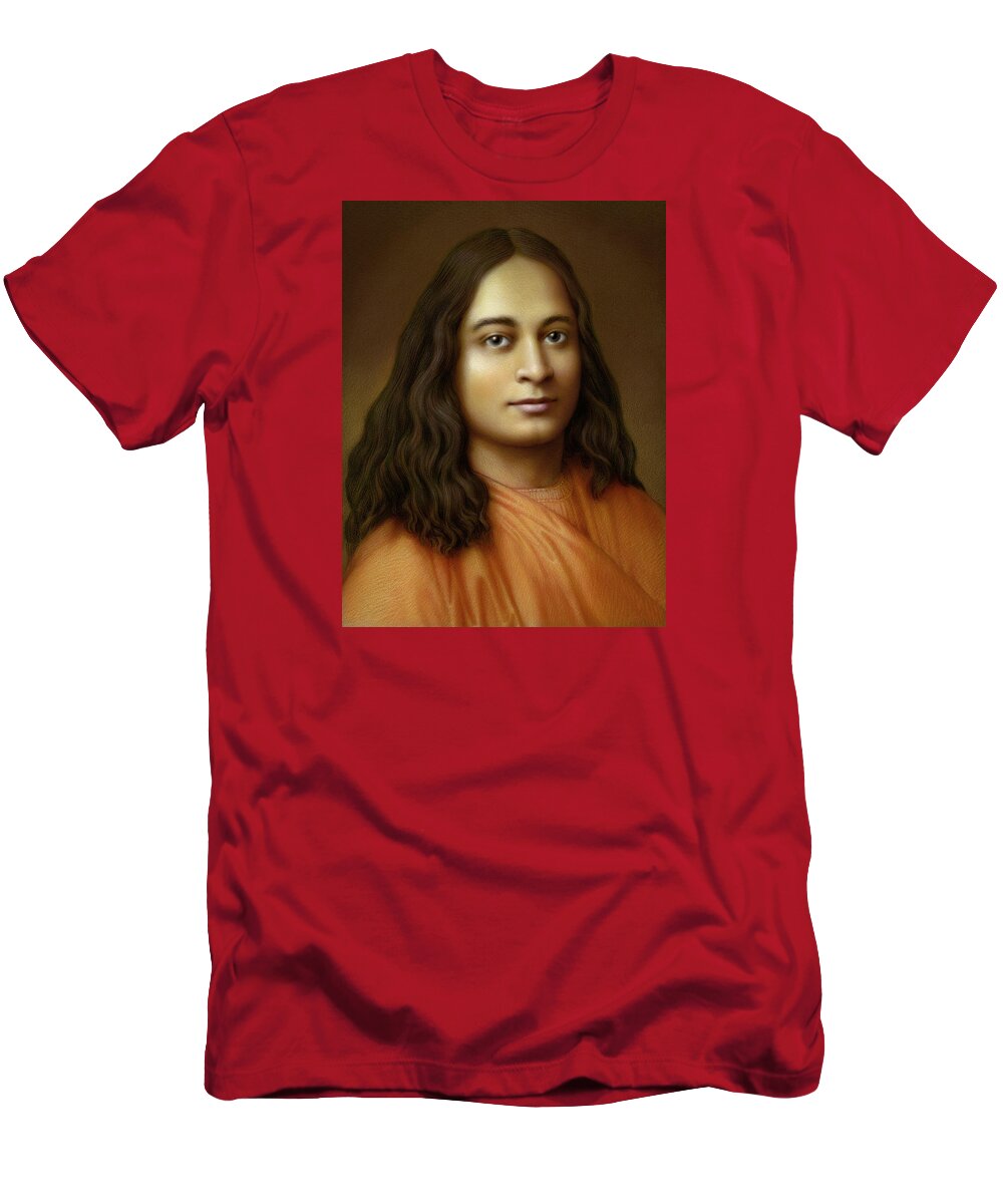 Paramahansa T-Shirt featuring the pastel Yogananda by Kurt Wenner