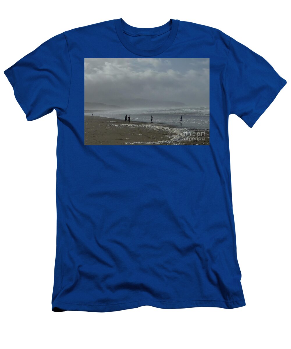 Landscape T-Shirt featuring the photograph Wave Handstand by Susan Garren