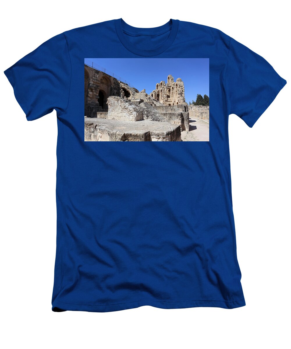 Colosseum T-Shirt featuring the photograph Amphitheatre #1 by Paul Fell