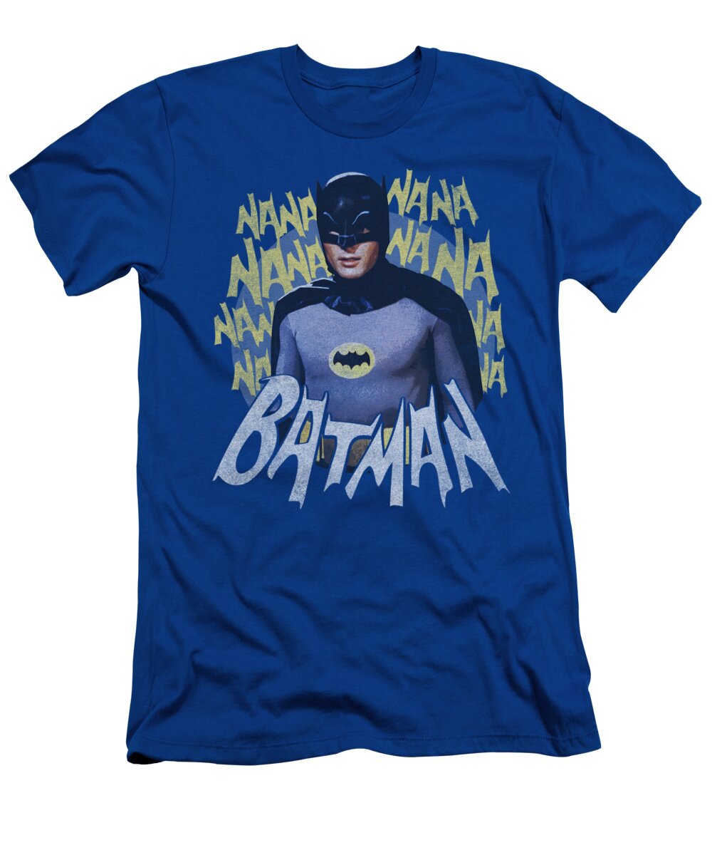 Batman T-Shirt featuring the digital art Batman Classic Tv - Theme Song by Brand A