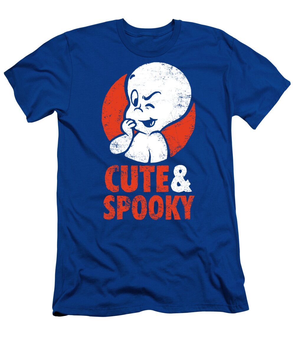  T-Shirt featuring the digital art Casper - Spooky by Brand A