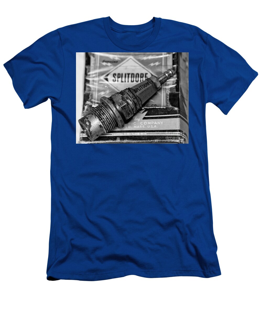 Sparkplugs T-Shirt featuring the photograph Vintage Sparkplugs by Wilma Birdwell
