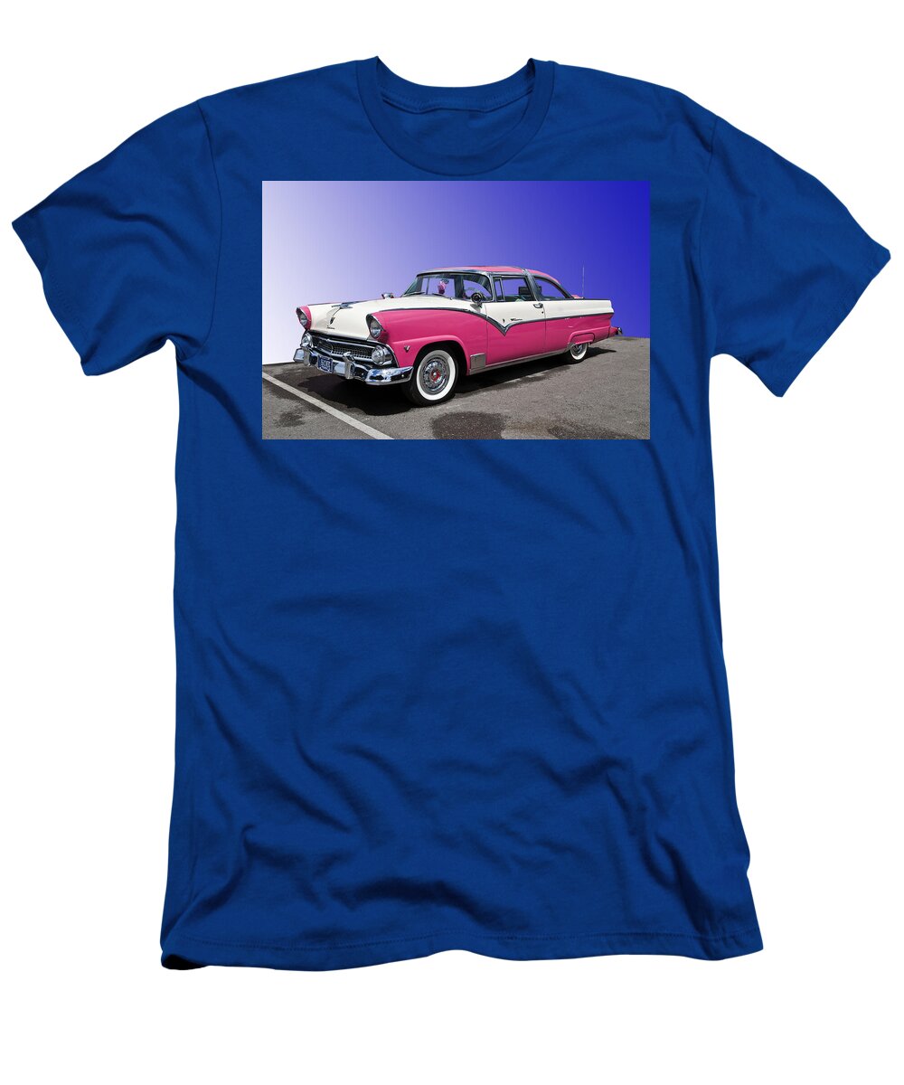 Car T-Shirt featuring the photograph 1955 Ford Crown Victoria by Gianfranco Weiss