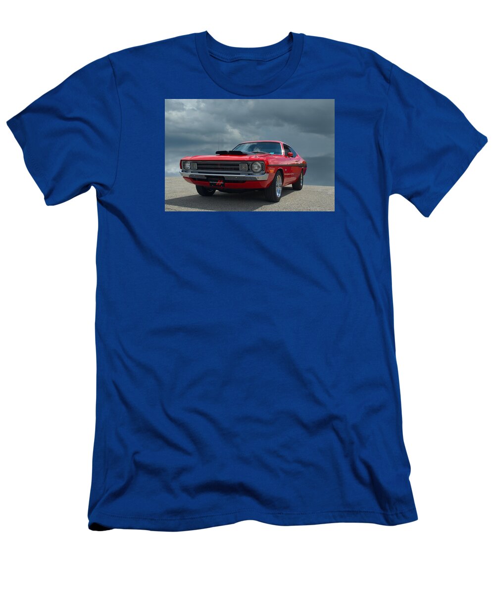 1972 T-Shirt featuring the photograph 1972 Dodge Demon by Tim McCullough