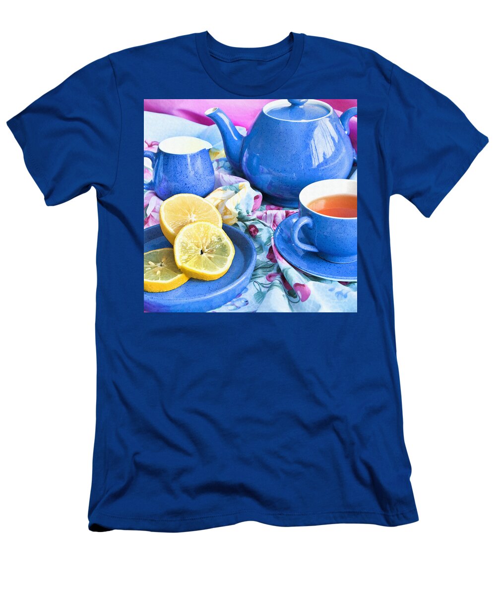 Square Format T-Shirt featuring the photograph Do You Take Lemon? by Theresa Tahara