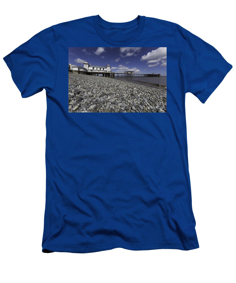 Penarth Pier T-Shirt featuring the photograph Penarth Pier 2 by Steve Purnell