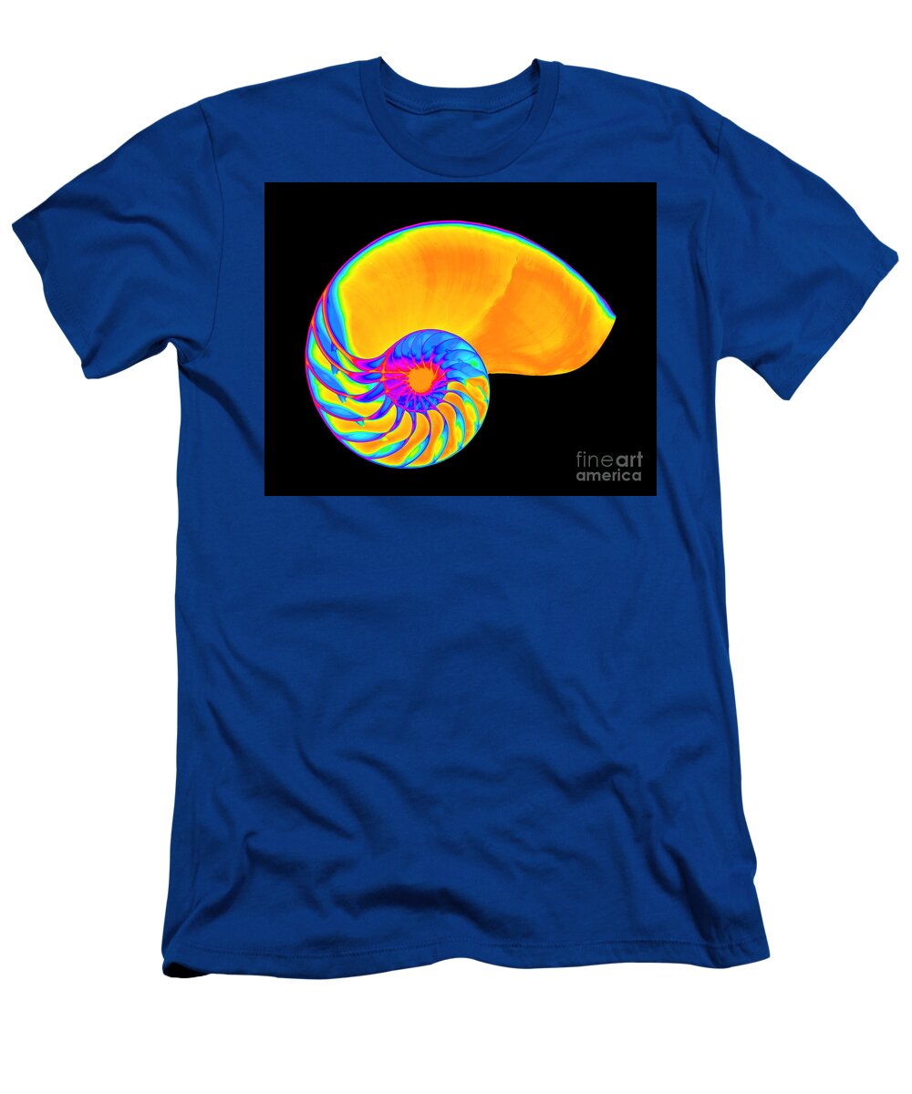 Radiograph T-Shirt featuring the photograph X-ray Of Nautilus #4 by Bert Myers