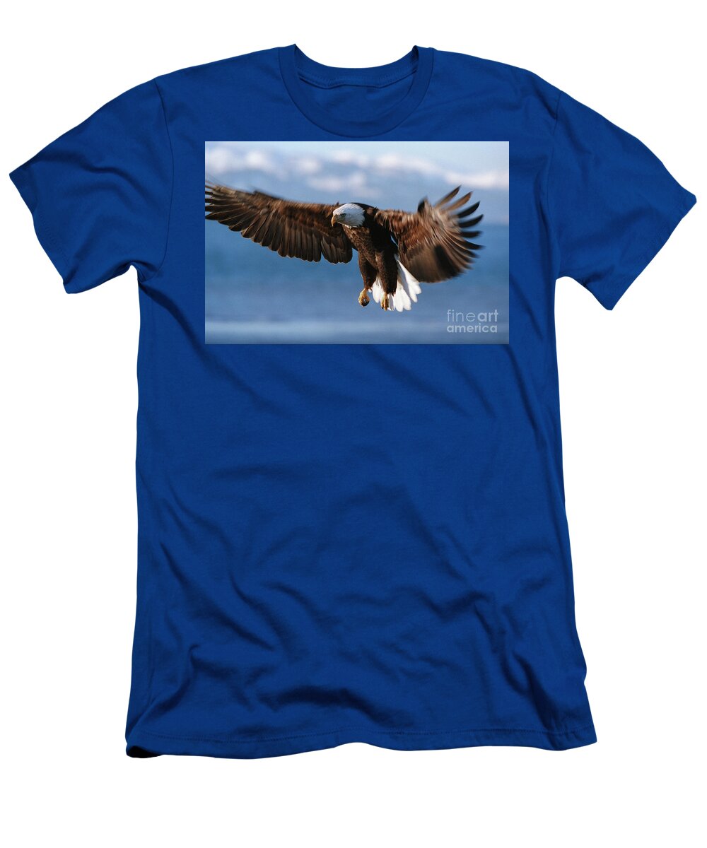 Animal T-Shirt featuring the photograph Bald Eagle #5 by Ron Sanford