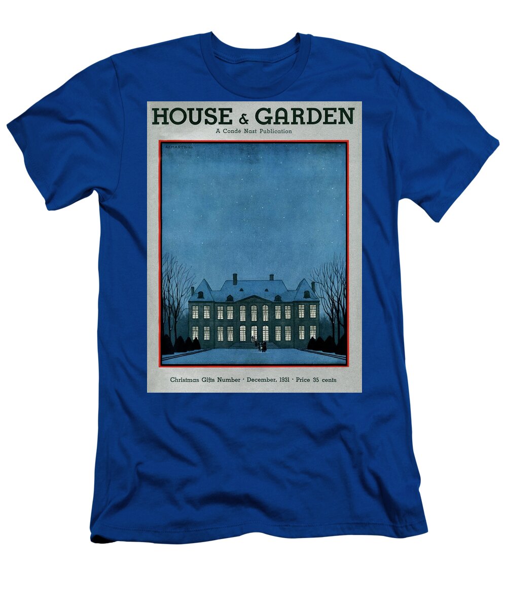 House And Garden T-Shirt featuring the photograph A 17th Century French Chateau by Andre E. Marty