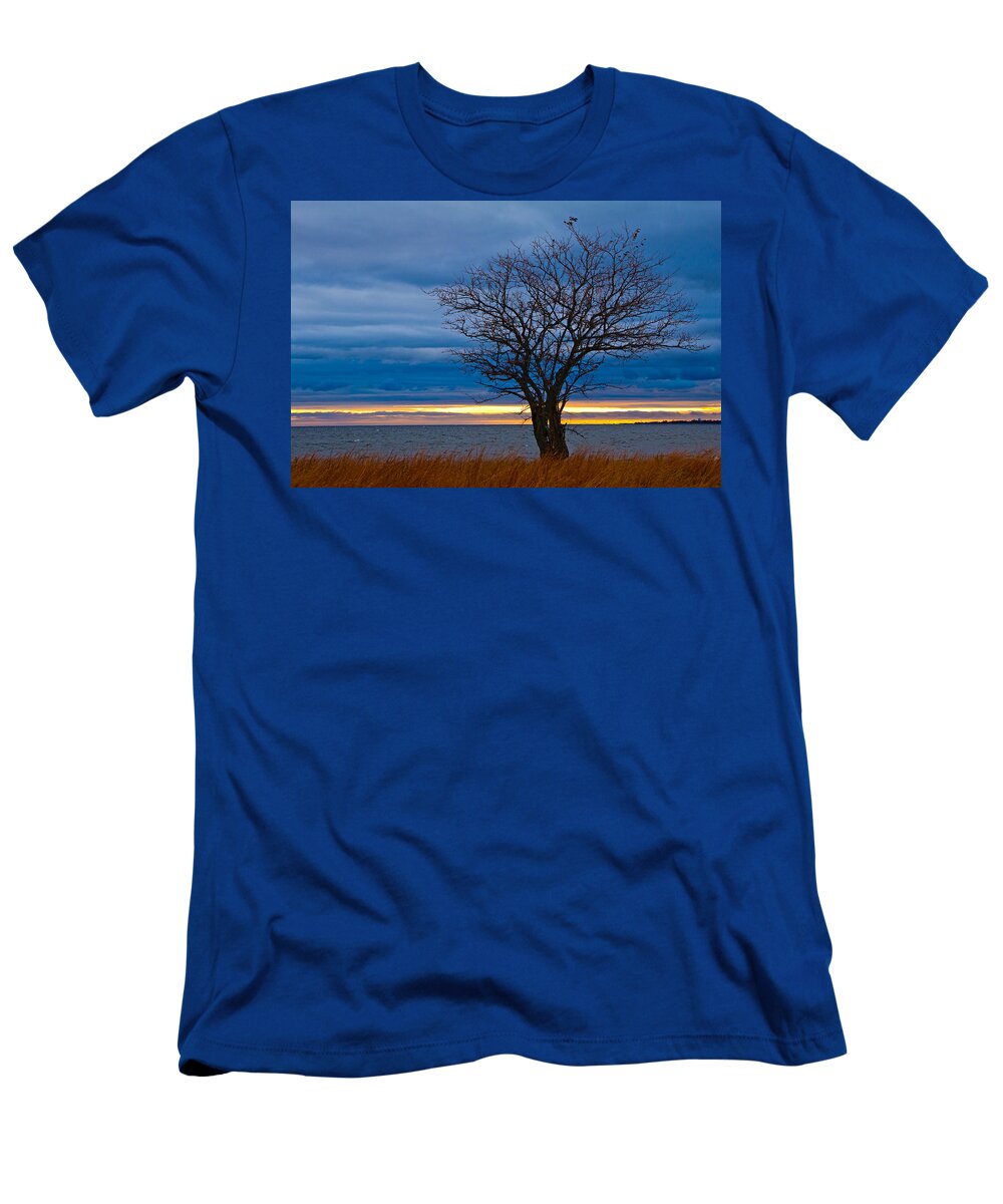 Hdr T-Shirt featuring the photograph A new day dawns by SAURAVphoto Online Store