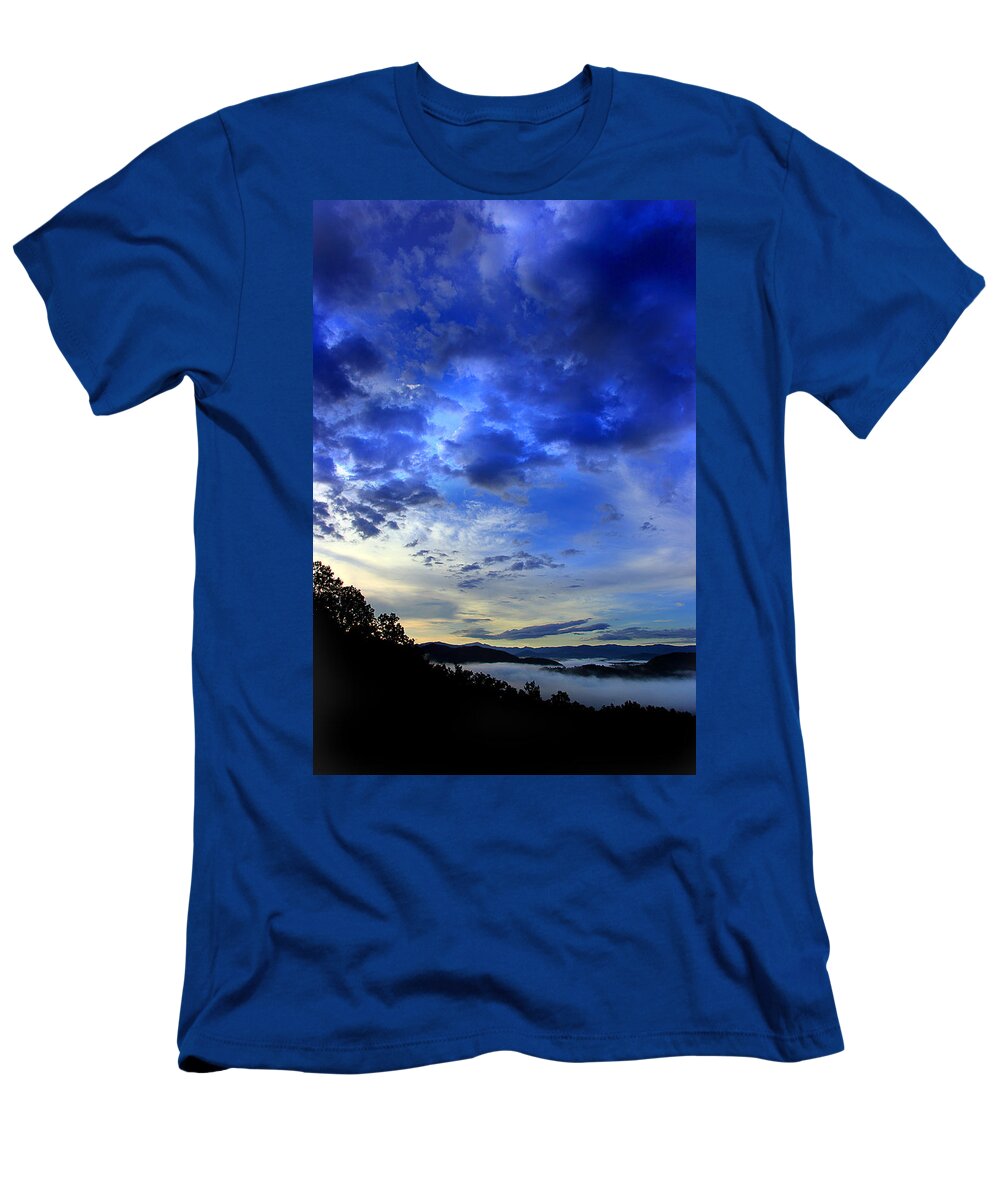 Smoky Mountains T-Shirt featuring the photograph A Smoky Mountain Dawn by Michael Eingle