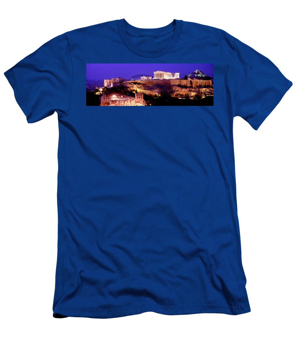 Photography T-Shirt featuring the photograph Acropolis, Athens, Greece by Panoramic Images