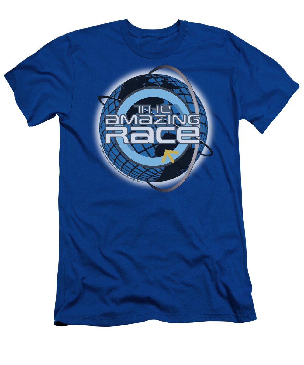 Amazing Race T-Shirt featuring the digital art Amazing Race - Around The Globe by Brand A