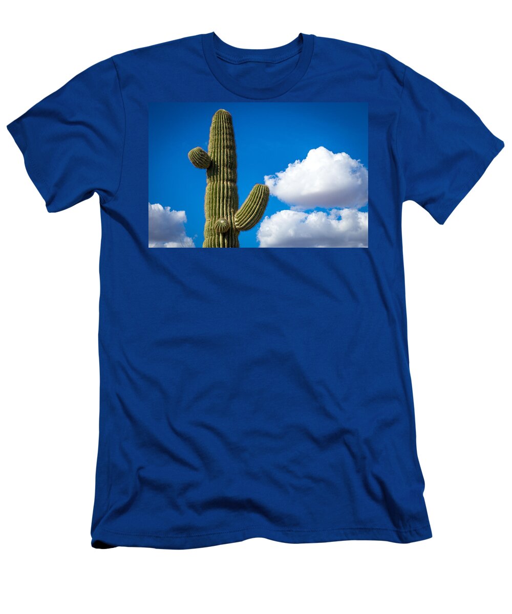 Cactus T-Shirt featuring the photograph Another Lazy Saguaro Sunday by Will Wagner