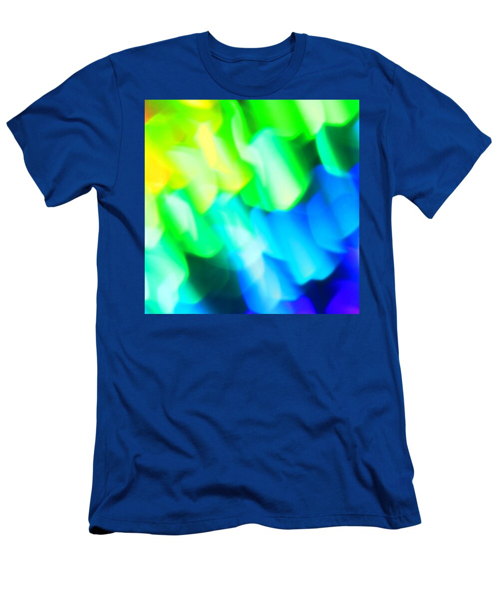 Tetraptych T-Shirt featuring the photograph Any Colour You Like Series Part 3 by Dazzle Zazz