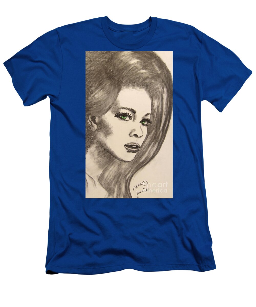 Nanasart T-Shirt featuring the drawing Ashton by Marianne NANA Betts