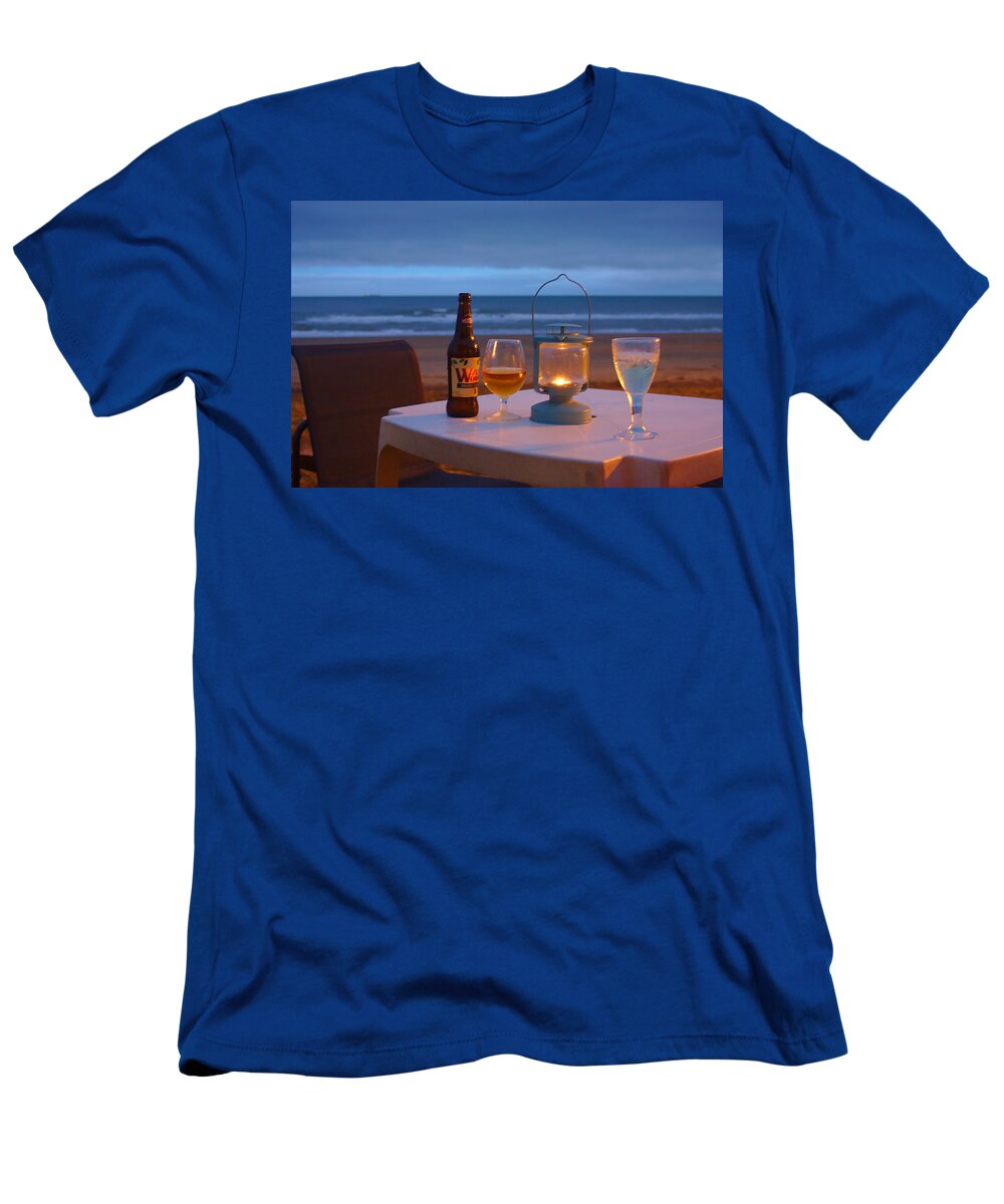 Isle Of Wight T-Shirt featuring the photograph At the End of the Day by Jeremy Hayden
