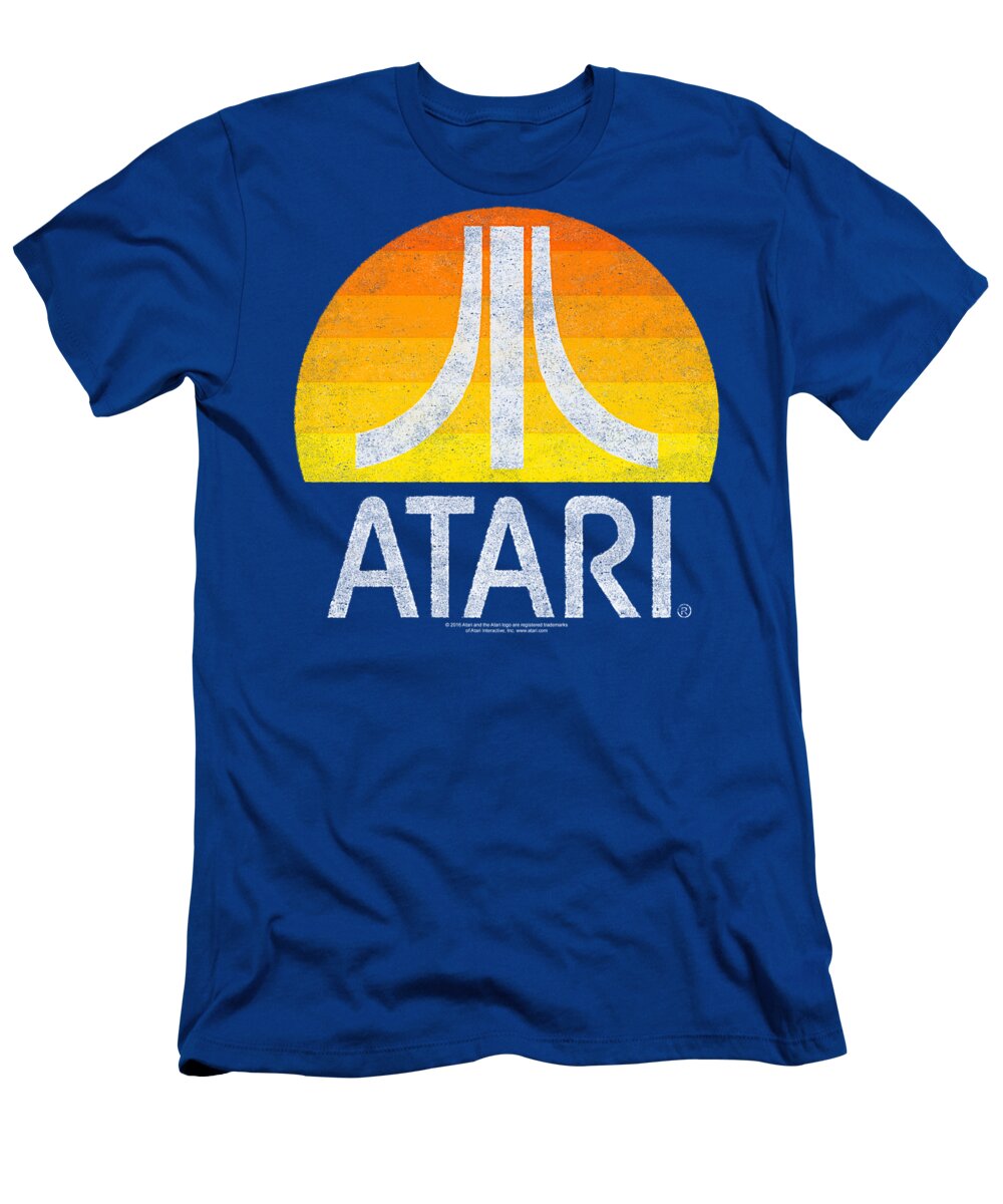 Logo T-Shirt featuring the photograph Atari - Sunrise Eroded by Brand A