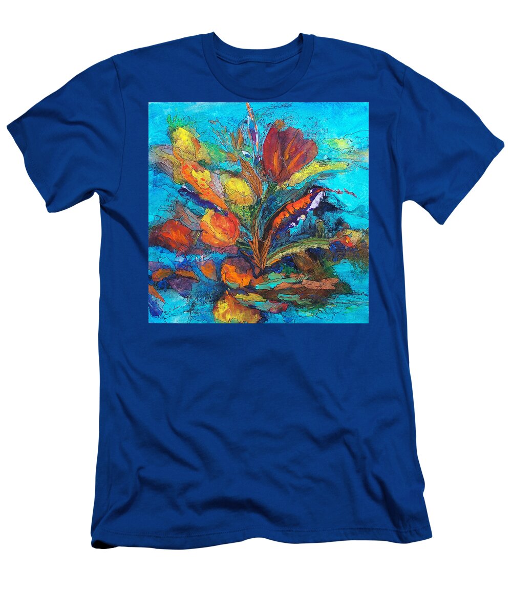 In Focus T-Shirt featuring the mixed media Autumn in Oklahoma by Mtnwoman Silver