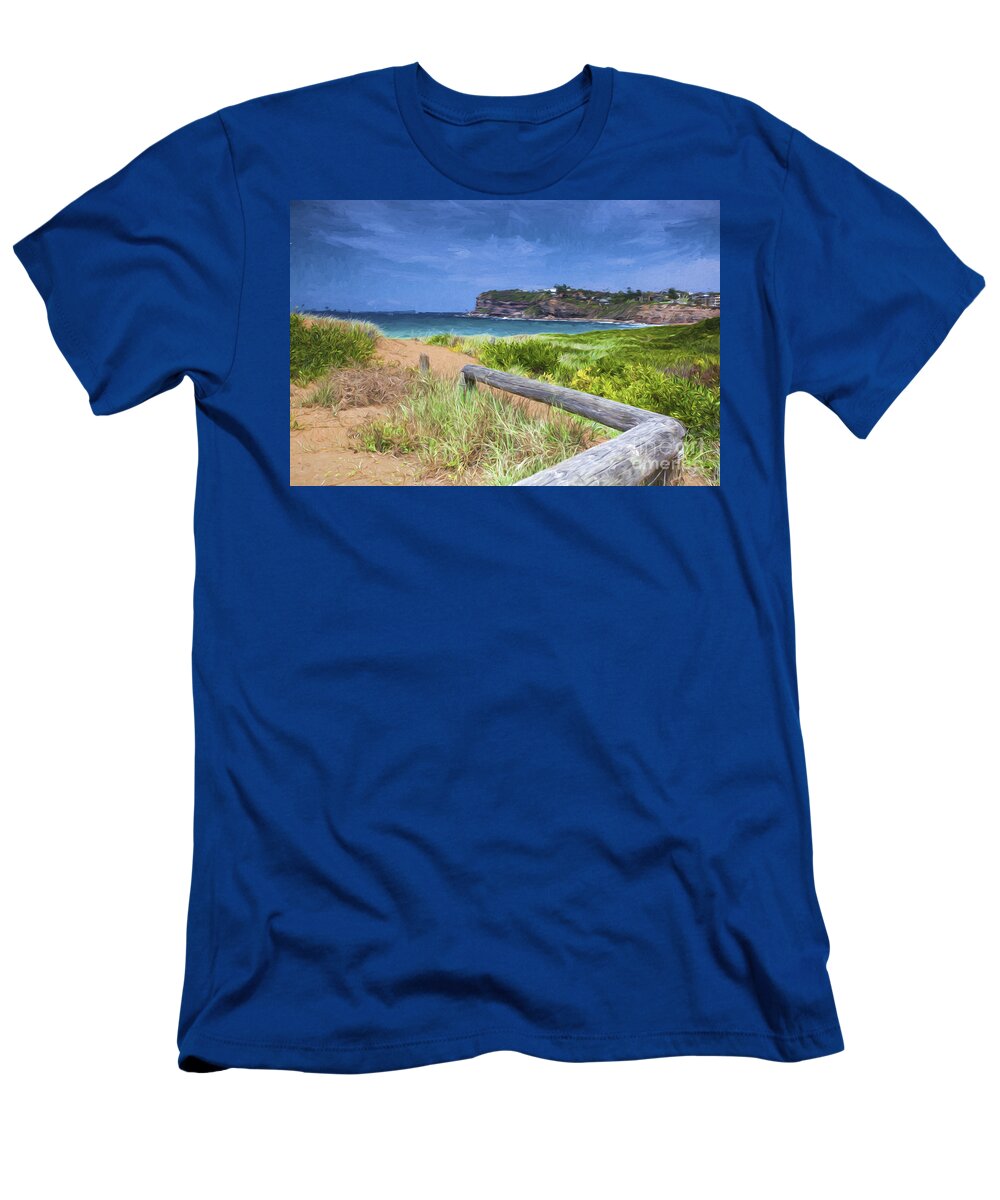 Avalon Beach T-Shirt featuring the photograph Avalon Beach by Sheila Smart Fine Art Photography