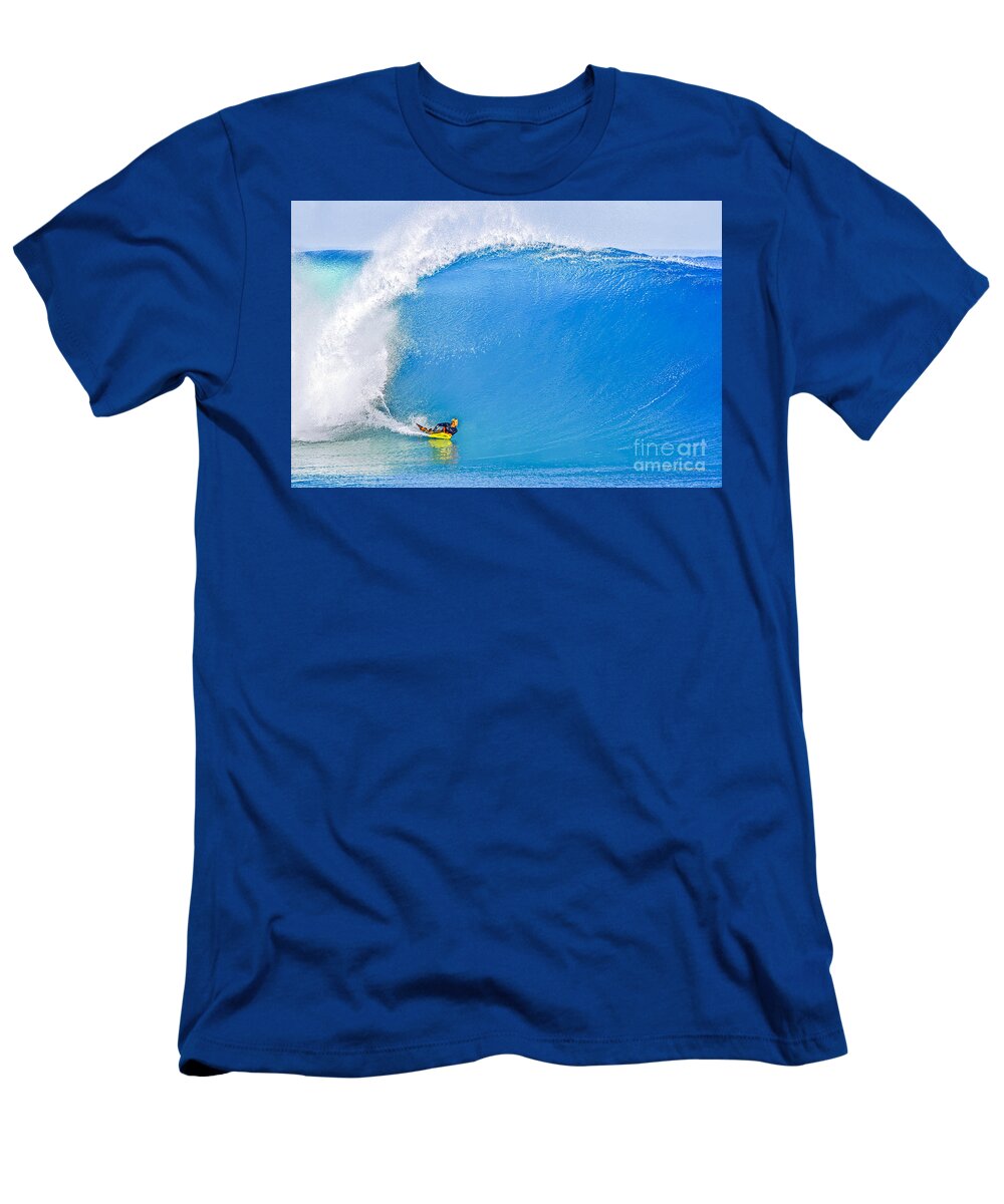 Banzai Pipeline T-Shirt featuring the photograph Banzai Pipeline The Perfect Wave by Aloha Art