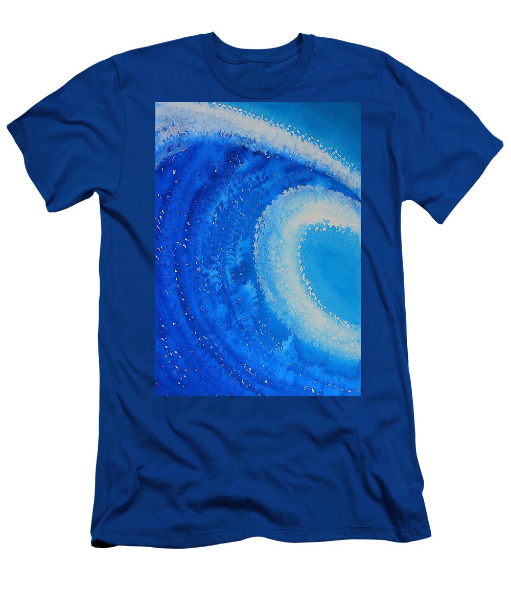 Sol Luckman T-Shirt featuring the painting Barreled original painting by Sol Luckman