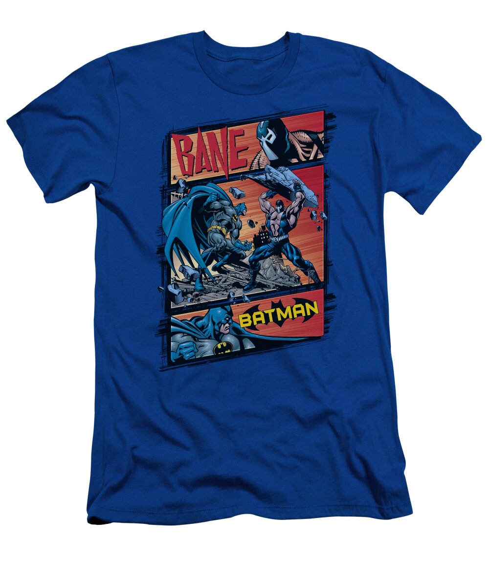 Batman T-Shirt featuring the digital art Batman - Epic Battle by Brand A
