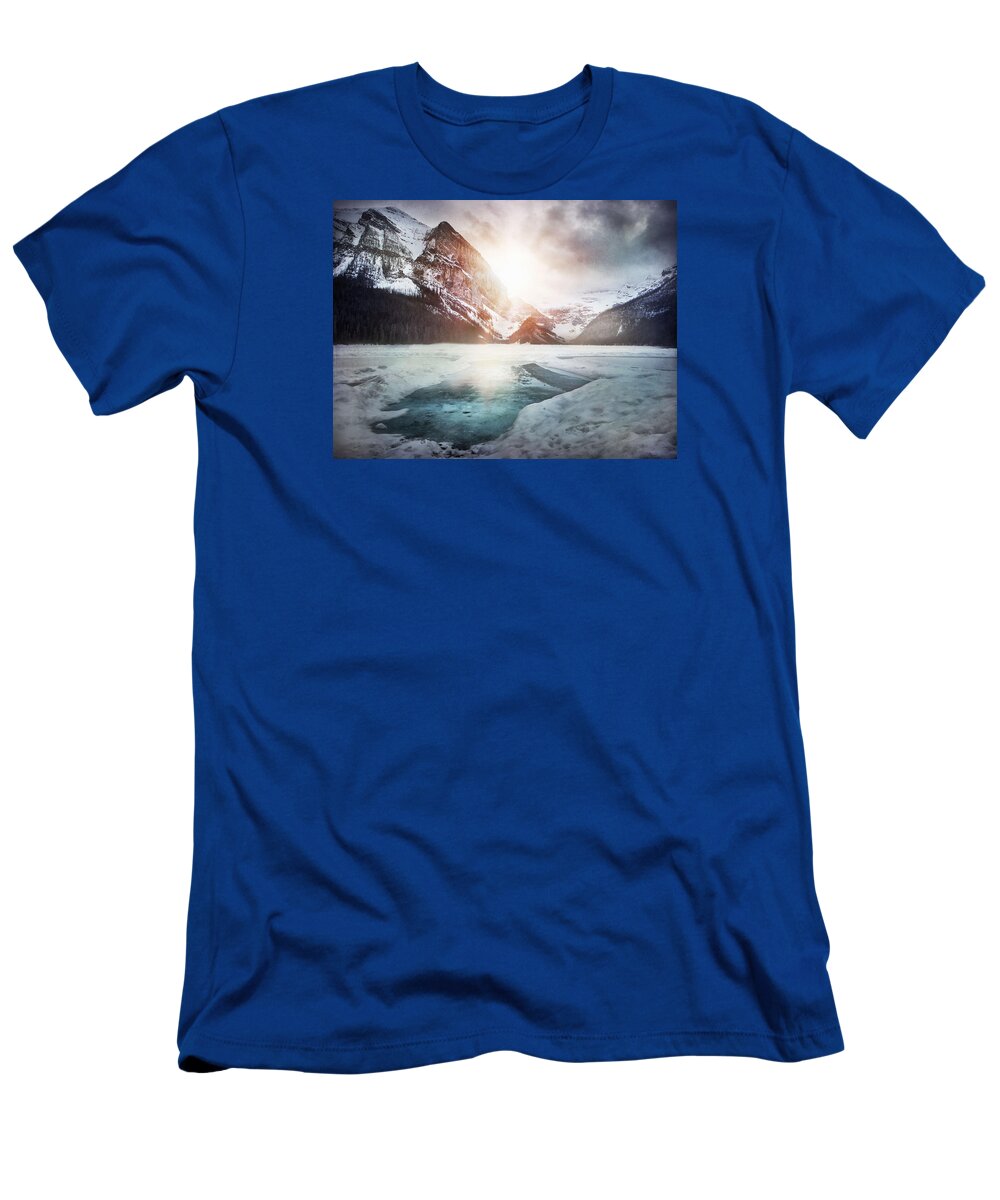 Landcapes T-Shirt featuring the photograph Beginning To Thaw by Kym Clarke
