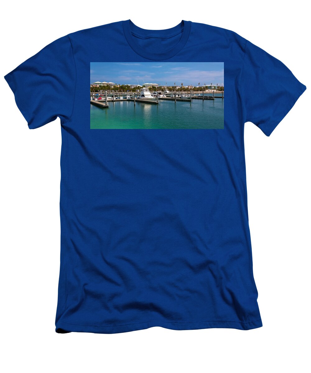 Bahamas T-Shirt featuring the photograph Bimini Bay Resort by Ed Gleichman