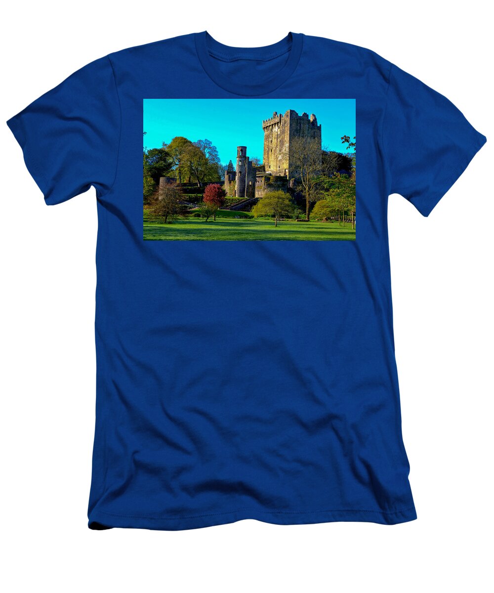 Ireland T-Shirt featuring the photograph Blarney Castle - Ireland by Marilyn Burton