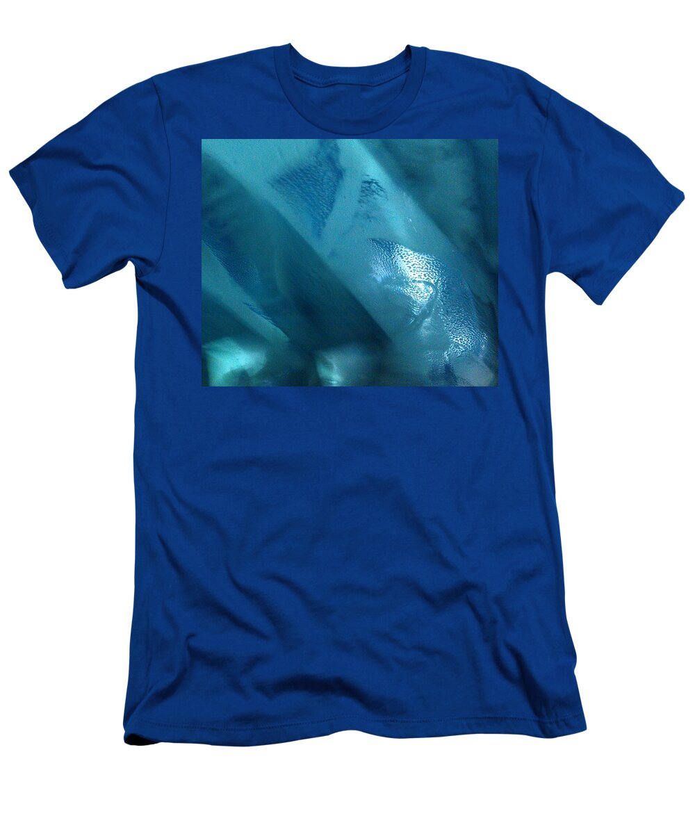 Blue T-Shirt featuring the photograph Blue Wash by Deborah Lacoste