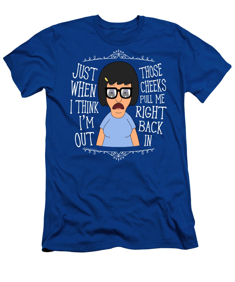  T-Shirt featuring the digital art Bobs Burgers - Pull Me In by Brand A