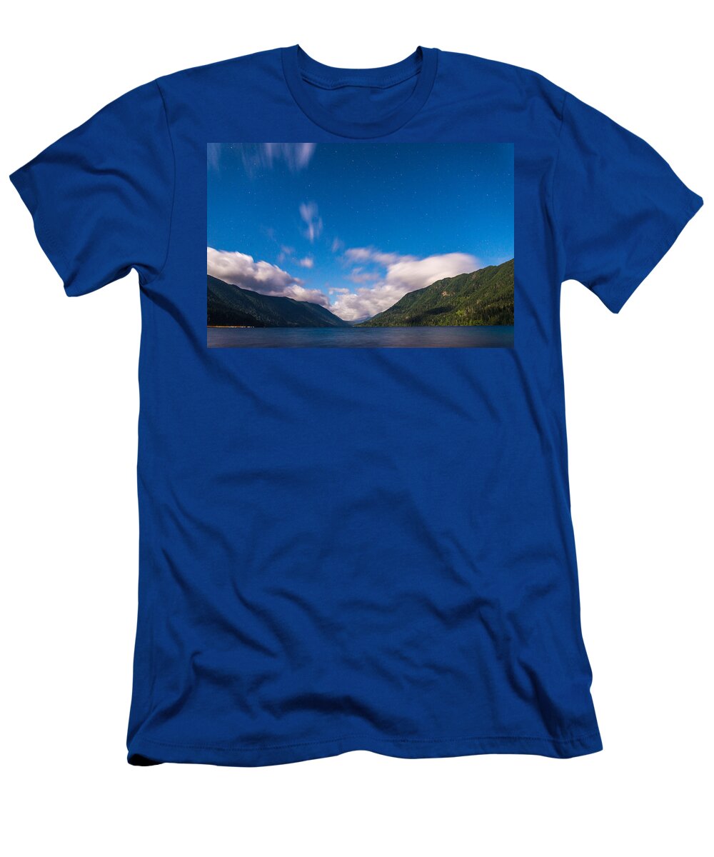 Olympic National Park T-Shirt featuring the photograph Bright Night by Kristopher Schoenleber