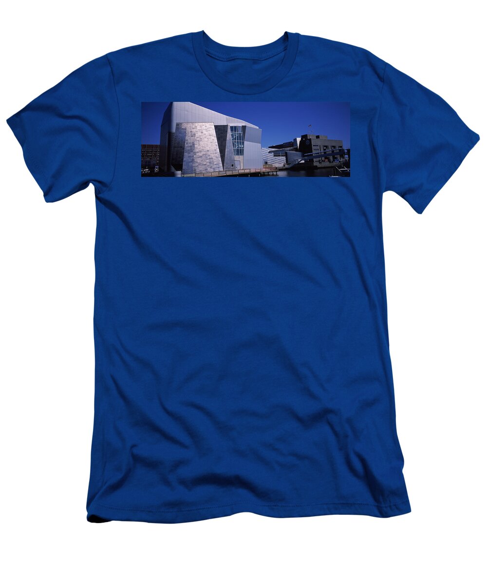 Photography T-Shirt featuring the photograph Buildings At The Waterfront, New by Panoramic Images
