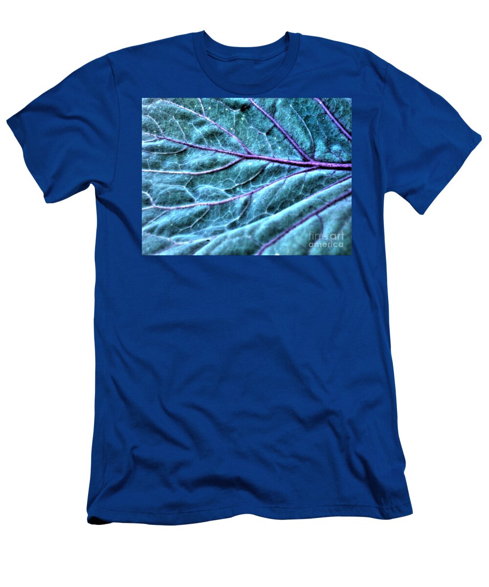 Savoy Cabbage T-Shirt featuring the photograph Cabbage Leaf by Nina Ficur Feenan