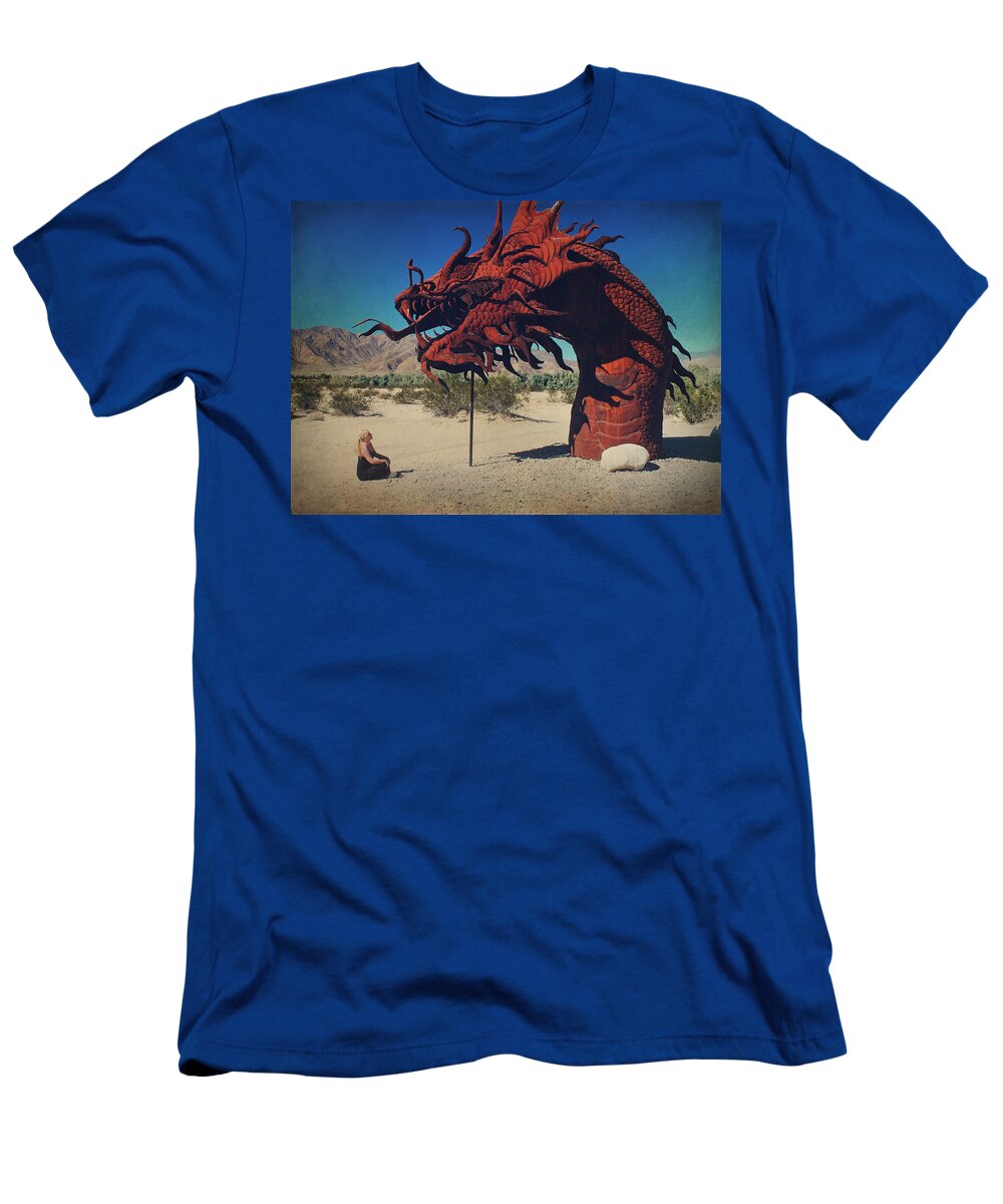 Galleta Meadows T-Shirt featuring the photograph Calmly Facing Down My Demon by Laurie Search