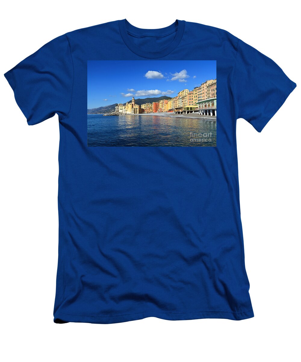 Ancient T-Shirt featuring the photograph Camogli - Italy by Antonio Scarpi